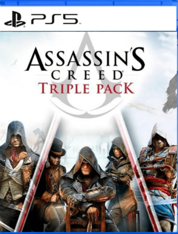 Assassins Creed Triple Pack: Black Flag, Unity, Syndicate - PS5
